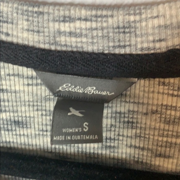 Eddie Bauer gray space dye oversized long sleeve s - Picture 2 of 5